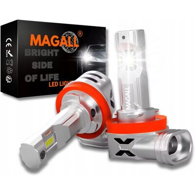 Inny producent ŻARÓWKI H11 LED MAGALL X PRO 1 DO 1 BIAŁE ŚWIATŁO 5500K 70W 12V 16000 LM Inny producent ŻARÓWKI H11 LED MAGALL X PRO 1 DO 1 BIAŁE ŚWIATŁO 5500K 70W 12V 16000 LM