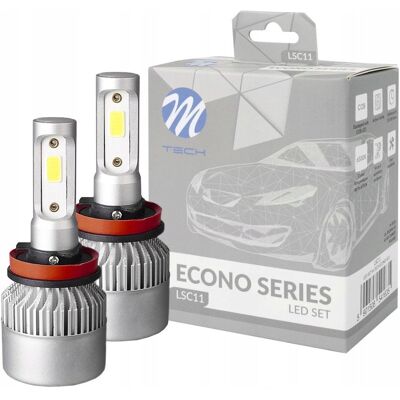 Inny producent Żarówki H11 Led Zestaw Retrofit 6500k 80w Canbus 5000 Lumen Inny producent Żarówki H11 Led Zestaw Retrofit 6500k 80w Canbus 5000 Lumen
