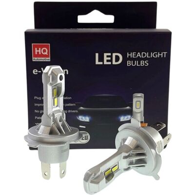 HQ Automotive ŻARÓWKI H4 HQ E-VISION 12-24V 6000K LED HQ-1099 KOMPLET HQ Automotive ŻARÓWKI H4 HQ E-VISION 12-24V 6000K LED HQ-1099 KOMPLET