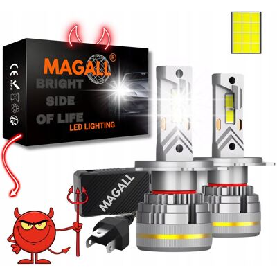 Inny producent ŻARÓWKI H4 LED CANBUS MAGALL LUCYFER BARDZO MOCNE ŚWIATŁO 48000LM 200W Inny producent ŻARÓWKI H4 LED CANBUS MAGALL LUCYFER BARDZO MOCNE ŚWIATŁO 48000LM 200W
