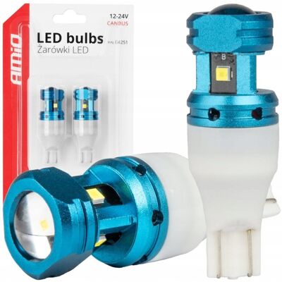 Inny producent Żarówki led canbus t15 w16w 4smd 1860xs white 12v 24v amio-04251 Inny producent Żarówki led canbus t15 w16w 4smd 1860xs white 12v 24v amio-04251