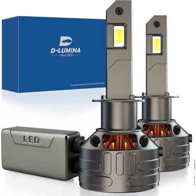 Inny producent Żarówki LED D-Lumina H1 Canbus 160 W 30000 LM, chip CPS 6500 K 500% Inny producent Żarówki LED D-Lumina H1 Canbus 160 W 30000 LM, chip CPS 6500 K 500%