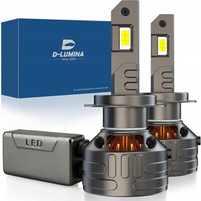 Inny producent Żarówki LED D-Lumina H7 Canbus 160 W 30000 lm, chip CPS 6500 K 500% Inny producent Żarówki LED D-Lumina H7 Canbus 160 W 30000 lm, chip CPS 6500 K 500%