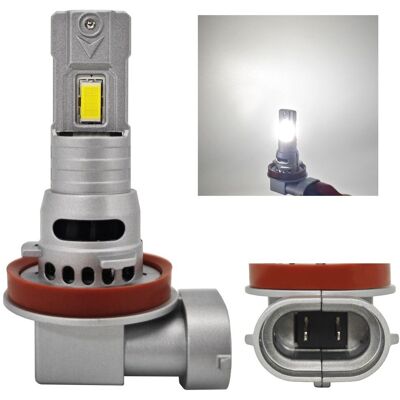motoLEDy żarówki LED H11 12V CANBUS CSP krótka 6000lm 2 szt mocne światło, nie oślepia kierowców motoLEDy żarówki LED H11 12V CANBUS CSP krótka 6000lm 2 szt mocne światło, nie oślepia kierowców