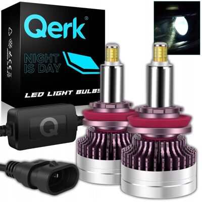 Żarówki Led H11 Qerk Q9 360° 2X Więcej Światła Canbus Zimna Biel 6500K - Kpl. Żarówki Led H11 Qerk Q9 360° 2X Więcej Światła Canbus Zimna Biel 6500K - Kpl.