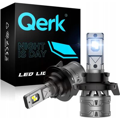 Żarówki Led H13 Qerk E4 Retrofit 120W 6000K Mocne Canbus Odcięcie - Kpl. Żarówki Led H13 Qerk E4 Retrofit 120W 6000K Mocne Canbus Odcięcie - Kpl.