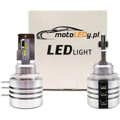 motoLEDy żarówki LED H15 12V-24V CANBUS CSP bez polaryzacji 2 szt mocna motoLEDy żarówki LED H15 12V-24V CANBUS CSP bez polaryzacji 2 szt mocna