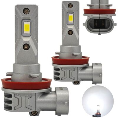 motoLEDy żarówki LED H9 12-24V CANBUS CSP Biała, mocna, 2 szt - Nowość motoLEDy żarówki LED H9 12-24V CANBUS CSP Biała, mocna, 2 szt - Nowość