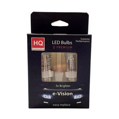 HQ Automotive Żarówki LED P21W Ba15S Przebijające Czerwone Klosze Usa Komplet 2 Sztuki HQ Automotive Żarówki LED P21W Ba15S Przebijające Czerwone Klosze Usa Komplet 2 Sztuki