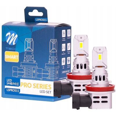 Inny producent Żarówki LED Set M-Tech Pro Smart Series H11 Dopasowanie 1:1 Canbus Inny producent Żarówki LED Set M-Tech Pro Smart Series H11 Dopasowanie 1:1 Canbus