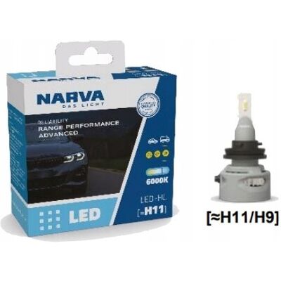 Inny producent ŻARÓWKI LEDOWE LED H11 H9 RPA NARVA RANGE POWER ADVANCED 6000K 12V/24V Inny producent ŻARÓWKI LEDOWE LED H11 H9 RPA NARVA RANGE POWER ADVANCED 6000K 12V/24V