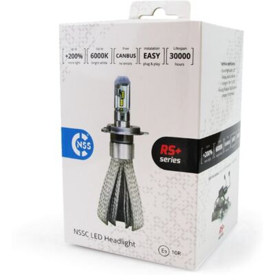 Żarówki mijania LED headlight NSSC RS+ HB4 9006 12/24V 50W 3500lm 6000K Canbus Żarówki mijania LED headlight NSSC RS+ HB4 9006 12/24V 50W 3500lm 6000K Canbus