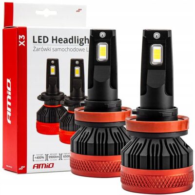 Amio Żarówki Samochodowe LED H7 X3 Amio Żarówki Samochodowe LED H7 X3