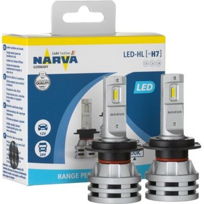 Żarówki samochodowe LED NARVA Range Performance H7 12/24V 24W (temperatura barwowa 6500K) Żarówki samochodowe LED NARVA Range Performance H7 12/24V 24W (temperatura barwowa 6500K)