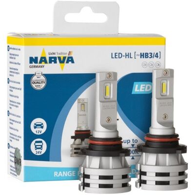 Żarówki samochodowe LED NARVA Range Performance HB3 / HB4 12/24V 24W (temperatura barwowa 6500K) Żarówki samochodowe LED NARVA Range Performance HB3 / HB4 12/24V 24W (temperatura barwowa 6500K)