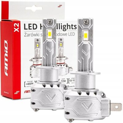 Inny producent Żarówki Samochodowe LED Seria X2 Amio H1 Canbus Hq Inny producent Żarówki Samochodowe LED Seria X2 Amio H1 Canbus Hq