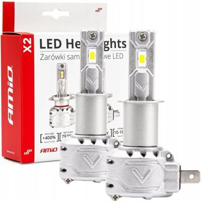 Inny producent Żarówki Samochodowe LED Seria X2 Amio H3 Canbus Hq Inny producent Żarówki Samochodowe LED Seria X2 Amio H3 Canbus Hq
