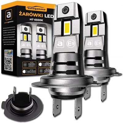 Inny producent Żarówki Samochowowe LED H7 60W 24000LM 6500K Canbus +1000% Mocne 2 szt. Inny producent Żarówki Samochowowe LED H7 60W 24000LM 6500K Canbus +1000% Mocne 2 szt.
