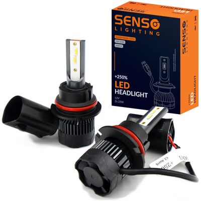 Żarówki SENSO 2x LED HB5 +250% CSP 12V 16000LM Żarówki SENSO 2x LED HB5 +250% CSP 12V 16000LM