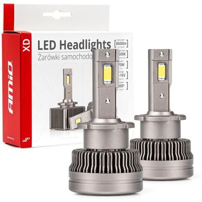 Inny producent Żarówki żarniki led amio seria xd d2s d2r 6500k canbus amio-03311 Inny producent Żarówki żarniki led amio seria xd d2s d2r 6500k canbus amio-03311