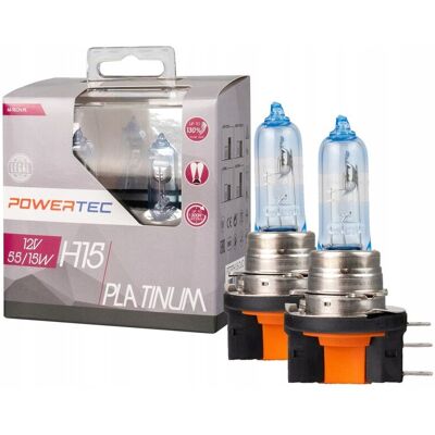 Inny producent Żarówki Żarówka H15 12V Powertec Platinum +130% x2 Inny producent Żarówki Żarówka H15 12V Powertec Platinum +130% x2
