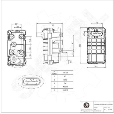 ESEN SKV Zawór turbiny JAGUAR XF I 2009-2015, JAGUAR XJ 2009-2016, JAGUAR XF 2012-2014, LAND ROVER DISCOVERY IV 2009-2018, LAND ROVER RANGE ROVER SPORT II 20.. ESEN SKV Zawór turbiny JAGUAR XF I 2009-2015, JAGUAR XJ 2009-2016, JAGUAR XF 2012-2014, LAND ROVER DISCOVERY IV 2009-2018, LAND ROVER RANGE ROVER SPORT II 20..