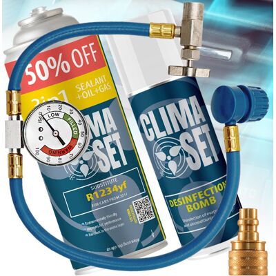 Inny producent Zestaw Do Uszczelnienia Klimatyzacji 3W1 R1234Yf 470G Xl Odświeżacz Lime Inny producent Zestaw Do Uszczelnienia Klimatyzacji 3W1 R1234Yf 470G Xl Odświeżacz Lime