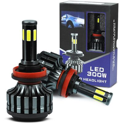 Interlook Zestaw żarówek H11 LED S6 CSP 360° 60W 16000lm Interlook Zestaw żarówek H11 LED S6 CSP 360° 60W 16000lm