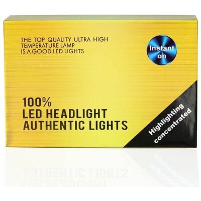 Interlook Zestaw żarówek LED H4 S4 COB 80W 16000 lm Interlook Zestaw żarówek LED H4 S4 COB 80W 16000 lm