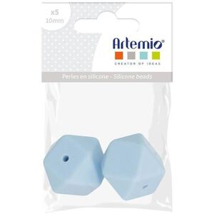 Artemio 2 perły silikonowe heksagonalne - 17 mm - pastelowy niebieski Artemio 2 perły silikonowe heksagonalne - 17 mm - pastelowy niebieski