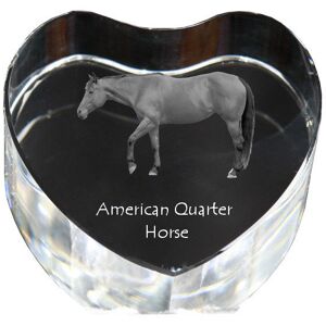 American Quarter Horse - zdjęcie konia w krysztale, kryształowe serce, wyjątkowa ramka ze zdjęciem marki Art-Dog American Quarter Horse - zdjęcie konia w krysztale, kryształowe serce, wyjątkowa ramka ze zdjęciem marki Art-Dog