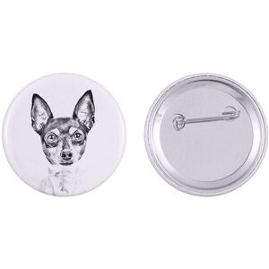 Amerykański toy terrier, Toy foksterier - przypinka z twoim psem, dodaj własne foto, marka Art-Dog Amerykański toy terrier, Toy foksterier - przypinka z twoim psem, dodaj własne foto, marka Art-Dog