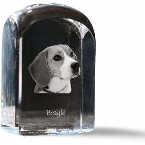ART Beagle - kryształowa kostka ze zdjęciem, zdjęcie psa w krysztale, sześcienn ART Beagle - kryształowa kostka ze zdjęciem, zdjęcie psa w krysztale, sześcienn