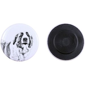 Bernardyn, Pies św. Bernarda - magnes z psim pupilem, wyjątkowo lekki, mocny magnes, produkt wykonany ręcznie marki Art-Dog Bernardyn, Pies św. Bernarda - magnes z psim pupilem, wyjątkowo lekki, mocny magnes, produkt wykonany ręcznie marki Art-Dog