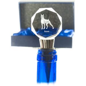 Bokser, Boxer III - zatyczka do butelki, kryształowy korek do wina ze zdjęciem, personalizowany prezent dla barmana marki Art-Dog Bokser, Boxer III - zatyczka do butelki, kryształowy korek do wina ze zdjęciem, personalizowany prezent dla barmana marki Art-Dog