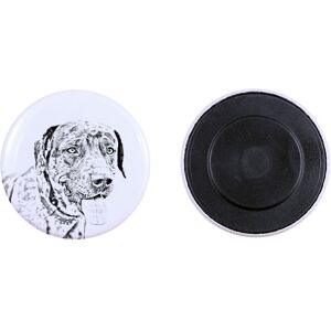 Catahoula Leopard Dog - magnes z psim pupilem, wyjątkowo lekki, mocny magnes, produkt wykonany ręcznie marki Art-Dog Catahoula Leopard Dog - magnes z psim pupilem, wyjątkowo lekki, mocny magnes, produkt wykonany ręcznie marki Art-Dog