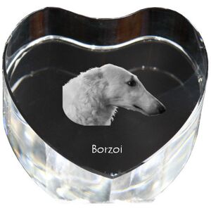 Chart rosyjski borzoj, Borzoi, Barzoi - zdjęcie psa w krysztale, kryształowe serce, wyjątkowa ramka ze zdjęciem marki Art-Dog Chart rosyjski borzoj, Borzoi, Barzoi - zdjęcie psa w krysztale, kryształowe serce, wyjątkowa ramka ze zdjęciem marki Art-Dog