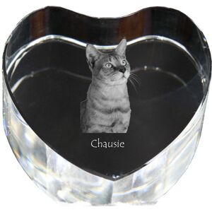 Chausie - zdjęcie kota w krysztale, kryształowe serce, wyjątkowa ramka ze zdjęciem marki Art-Dog Chausie - zdjęcie kota w krysztale, kryształowe serce, wyjątkowa ramka ze zdjęciem marki Art-Dog