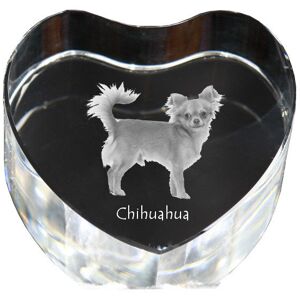 Chihuahua krótkowłosy - zdjęcie psa w krysztale, kryształowe serce, wyjątkowa ramka ze zdjęciem marki Art-Dog Chihuahua krótkowłosy - zdjęcie psa w krysztale, kryształowe serce, wyjątkowa ramka ze zdjęciem marki Art-Dog