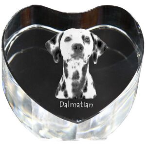 Dalmatyńczyk, Wyżeł dalmatyński - zdjęcie psa w krysztale, kryształowe serce, wyjątkowa ramka ze zdjęciem marki Art-Dog Dalmatyńczyk, Wyżeł dalmatyński - zdjęcie psa w krysztale, kryształowe serce, wyjątkowa ramka ze zdjęciem marki Art-Dog