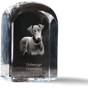Doberman, Dobermann I - kryształowa kostka ze zdjęciem, zdjęcie psa w krysztale, sześcienny przycisk do papieru marki Art-Dog Doberman, Dobermann I - kryształowa kostka ze zdjęciem, zdjęcie psa w krysztale, sześcienny przycisk do papieru marki Art-Dog