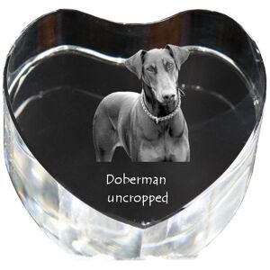 Doberman, Dobermann I - zdjęcie psa w krysztale, kryształowe serce, wyjątkowa ramka ze zdjęciem marki Art-Dog Doberman, Dobermann I - zdjęcie psa w krysztale, kryształowe serce, wyjątkowa ramka ze zdjęciem marki Art-Dog
