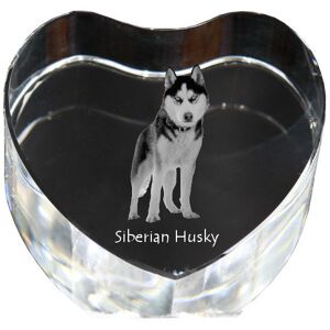 Husky syberyjski, Siberian Husky - zdjęcie psa w krysztale, kryształowe serce, wyjątkowa ramka ze zdjęciem marki Art-Dog Husky syberyjski, Siberian Husky - zdjęcie psa w krysztale, kryształowe serce, wyjątkowa ramka ze zdjęciem marki Art-Dog