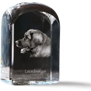 Leonberger - kryształowa kostka ze zdjęciem, zdjęcie psa w krysztale, sześcienny przycisk do papieru marki Art-Dog Leonberger - kryształowa kostka ze zdjęciem, zdjęcie psa w krysztale, sześcienny przycisk do papieru marki Art-Dog