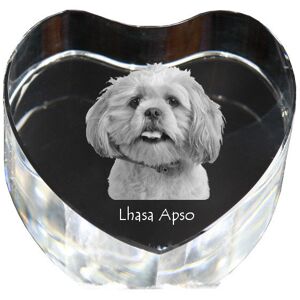 Lhasa Apso - zdjęcie psa w krysztale, kryształowe serce, wyjątkowa ramka ze zdjęciem marki Art-Dog Lhasa Apso - zdjęcie psa w krysztale, kryształowe serce, wyjątkowa ramka ze zdjęciem marki Art-Dog