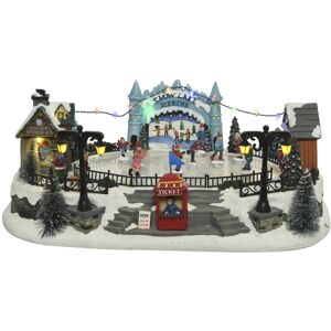 ABC Miasteczko Świąteczne Zimowe Lodowisko 40Cm 18Led ABC Miasteczko Świąteczne Zimowe Lodowisko 40Cm 18Led