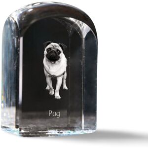 Mops, Pug, Carlin - kryształowa kostka ze zdjęciem, zdjęcie psa w krysztale, sześcienny przycisk do papieru marki Art-Dog Mops, Pug, Carlin - kryształowa kostka ze zdjęciem, zdjęcie psa w krysztale, sześcienny przycisk do papieru marki Art-Dog