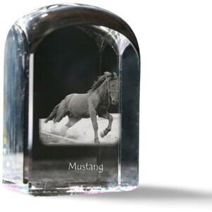 Mustang - kryształowa kostka ze zdjęciem, zdjęcie konia w krysztale, sześcienny przycisk do papieru marki Art-Dog Mustang - kryształowa kostka ze zdjęciem, zdjęcie konia w krysztale, sześcienny przycisk do papieru marki Art-Dog
