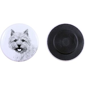 Norwich Terrier - magnes z psim pupilem, wyjątkowo lekki, mocny magnes, produkt wykonany ręcznie marki Art-Dog Norwich Terrier - magnes z psim pupilem, wyjątkowo lekki, mocny magnes, produkt wykonany ręcznie marki Art-Dog
