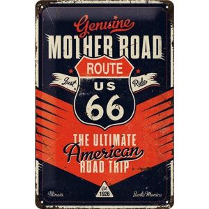 Nostalgic-Art Merchandising Gmb, Szyld 20x30 cm Route 66 Ultima Nostalgic-Art Merchandising Gmb, Szyld 20x30 cm Route 66 Ultima